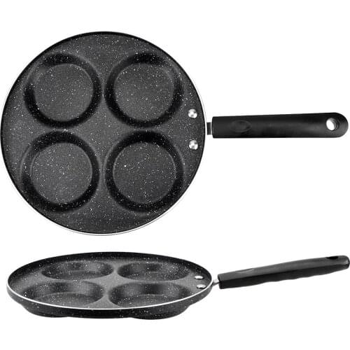 4/5/7-hole No Oil-Smoke Frying Pot Non-stick Egg Pancake Steak Pan Cooking Egg Ham Thickened Omelet Pan Breakfast Maker