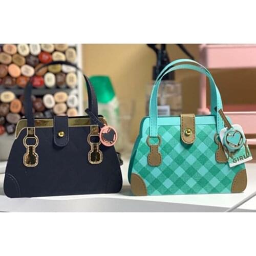 Handbag box Metal Cut Dies Stencils for Scrapbooking Stamp/photo album Decorative Embossing DIY Paper Cards