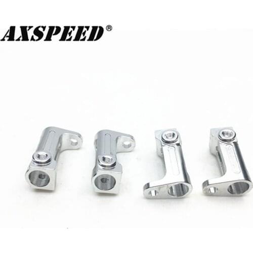4Pcs Metal lateral pedal Mount Accessories For 1/10 Scale Axial Scx10 Crawlers
