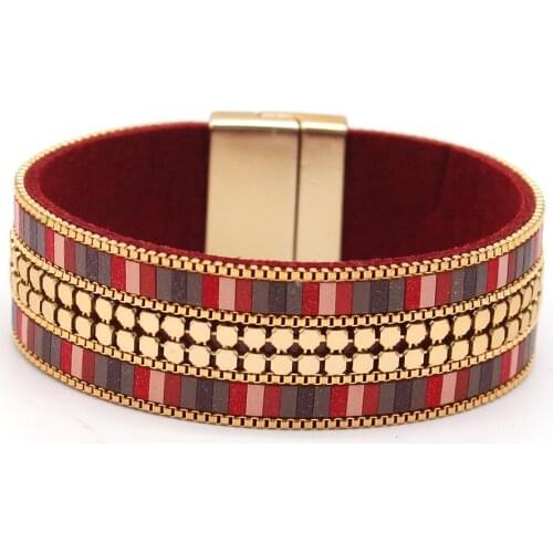 Fashion Multilayer Leather Bracelet & Bangle For Woman Vintage Charm Bracelets Pulseira Dropship 2021 New Jewelry Gift