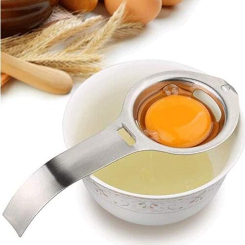 Egg Yolk Separator Filter Stainless Steel Egg Separator Egg Divider Baking Cooking Egg Tools Kitchen Gadgets Cocina Egg Cooker