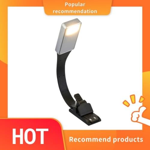 Rechargeable E-Book Led Light for Kindle Paper New Usb Reading Lamp Book Light Lamp Clip for Travel Bedroom Book Reader odel