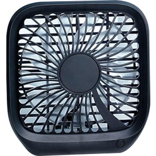 Portable Silent Folding Car Rear Seat Fan Desk Finger Protection Summer Cooler Auto Fans Kits