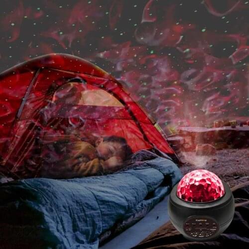 Riarmo Galaxy Star Projector AOELLIT Skylight Bluetooth Rotating Sky Ocean Wave Starry Projector Kids Adults Bedroom Decoration