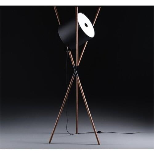 Modern Led Floor Lamps Light Wooden Floor Lights Denmark Table Light Living Room Bedroom Bedside Standing Lamp Lighting Fixtures