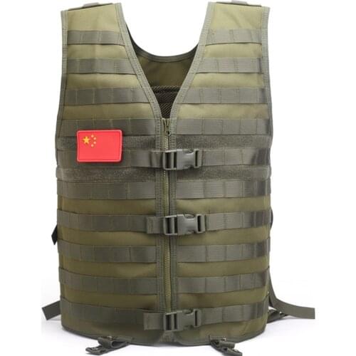 Military Training Camouflage Molle Tactical Vest Men Outdoor Fishing Sports Hunting Camping CS Gear Safety Protection Waistcoat