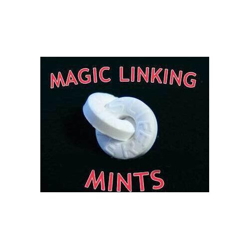 Magic Linking Mints Magic Trick Magicians Shows Close Up Magic Linking Ring Candies Magia Gimmick Prop Illusion Classic Toys