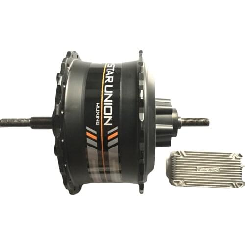 Wuxing 500w 750w electric snow bike dual motor controller tricycle fat tire brushless motor rear gear hub motor