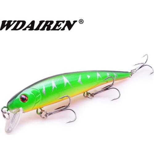 1Pcs Floating Wobblers Minnow Fishing Lures 130mm 19.5g Crankbaits Artificial Hard bait Bass Pike Lure Pesca fishing Tackle