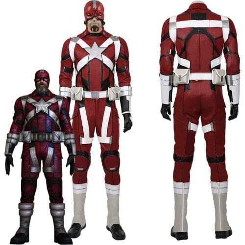 2020 film-Alexei Shostakov-Red Guardian Cosplay Costume Halloween Carnival Costumes for Men