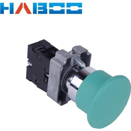 22mm XB2 Similar Self-Resetting Mushroom Head Push Button Momentary Switch 10A 600V