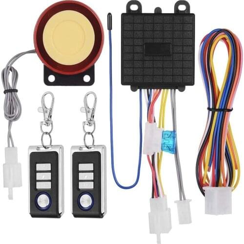 Anti-hijacking waterproof motorcycle security alarm/one way motorcycle alarm system 12V system alarm