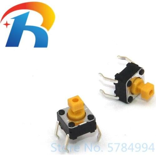 Free shipping 100Pcs/lot New original OMRON B3F series light touch switch button B3F-1050 0.98N / B3F-1052 1.47N 6*6*7.3mm