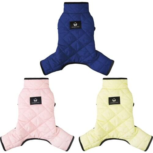 Dog Jumpsuit Winter Dog Clothes Warm Puppy Coat Hoodies Clothing Chihuahua Pet Dog Cat Coat Jackets For Small Medium Dogs