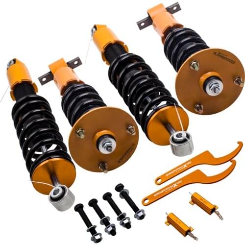 Front Air Suspension Conversion Struts & Shocks Kits for Cadillac Escalade 07-13 Rear Camber Plate Top Mount for GMC Yukon