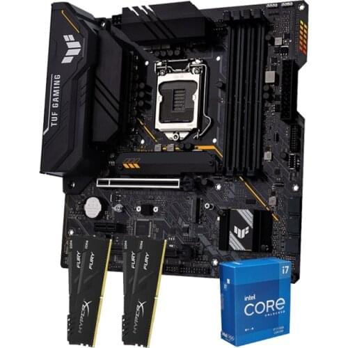 A600 CPU Cooler Processor Intel Core i7 11700K i5 11600KF 11400 4*8G RAM 32G DDR4 B560M PLUS LGA 1200 MATX Motherboard with WIFI