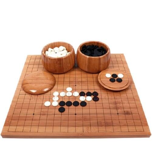 Cloud Go Chess Gobang Suit Double Sided Board Adult and Childrens Wisdom Game Pieces Chess Set Weiqi