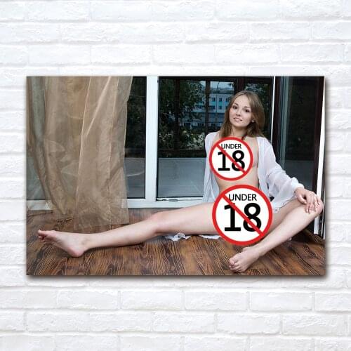 Young Beauty Hot Model Wallpaper Wall Art Posters and Print HD Canvas Painting for Living Room Home Decor