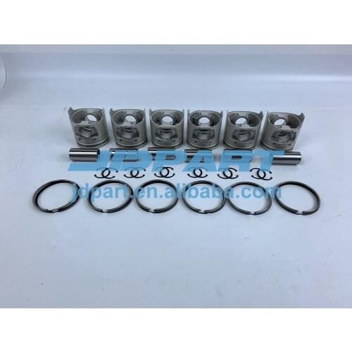 S6K Engine Piston With Cylinder Piston Rings For Mitsubishi