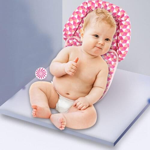 Portable Foldable Baby Positioning Shaped Pillow Soft Comfortable Anti-Front Headrest Travel Crib Baby Stroller Accessories
