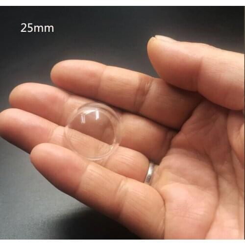 25mm Empty Hemisphere Glass Cover Dome Clear Half Round Shape Glass Globe Bubble Bottle DIY Craft Glass Vial Pendant Gift 10pcs