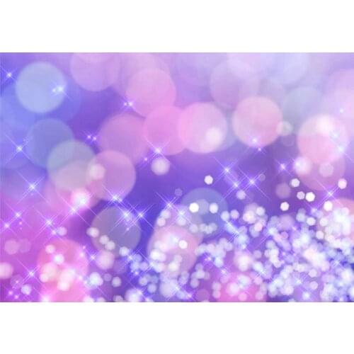 Pink and Purple Bokeh Newborn Showers Photographic Background 5x7 Digital Photo Studio Backdrops for Wedding Photo Booth Custom