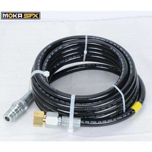 6 Meters Resin High Pressure Co2 Hose with Male or Female Connector for CO2 Jet Machine Factory Direct Sale