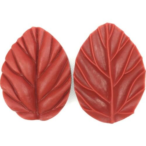 Leaves Pressed Sugar Embossed Silicone Mold Chocolate Fondant Cake Decoration Baking DIY Tool E477