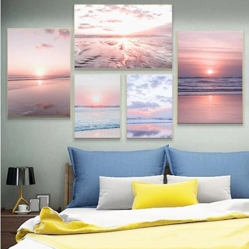 Nordic Cartoon Animals Canvas Paintings Deer Rabbit Fox Squirrel Bear Posters and Print Wall Art Pictures for Living Home Decor