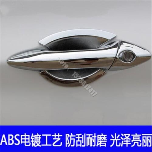 Car styling ABS Chrome Door Handle Bowl Door handle Protective covering Cover Trim for 2011-2016 hyundai Elantra