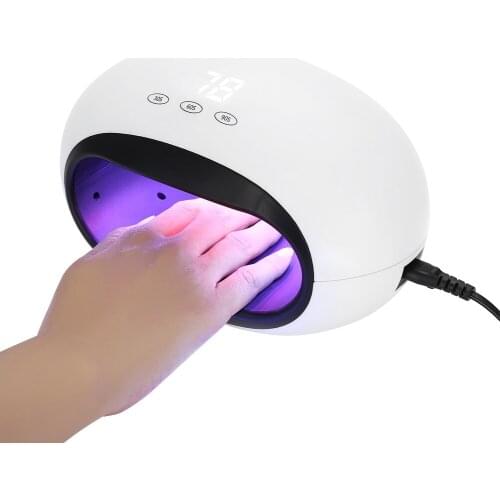 48W UVLED Nail Dryer UV Lamp Nail Gel Polish With Nails Curing or Manicure LCD Display Drying All Gels Nail Polish Tools