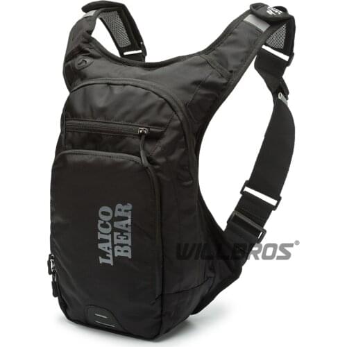 Cycling Backpack with Water Bag Breathable Shoulder Bag Motocross Racing Riding Sports Outdoor Cycling Lightweight Orange Blue