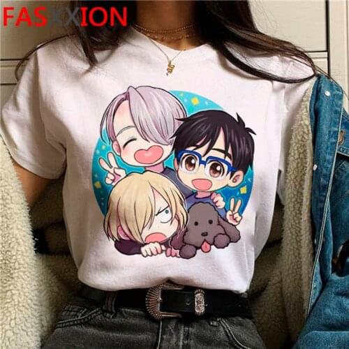 Yuri on Ice tshirt clothes men kawaii couple harajuku kawaii tumblr tshirt ulzzang