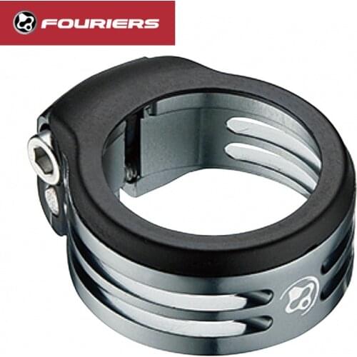 FOURIERS lockable seatpost clamp mountain bike seat post clamp seat tube clip 27.2mm 30.9mm 31.6mm waterproof dustproof