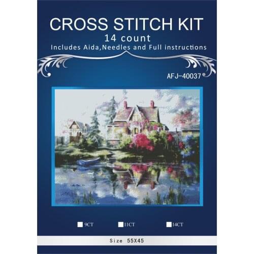 11/14/16/18/27 Cross stitch Set Lovely Counted Cross Stitch Kit Palace embroidery dim DMC ANCHOR