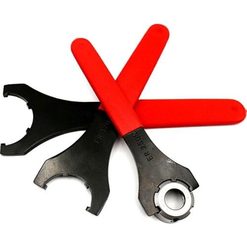2pcs ER25 ER32 ER40 UM Type ER Collet Chuck Nut Wrench CNC Milling Tool Lathe Tools ER Spanner For Free Shipping