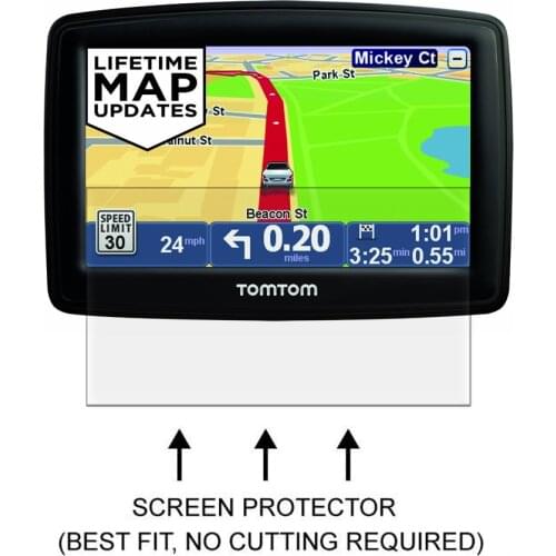 3x Anti-Scratch Clear LCD Screen Protector Shield Film for TomTom Start 55 M TM WTE LIVE GPS 5" Vehicle GPS Accessories