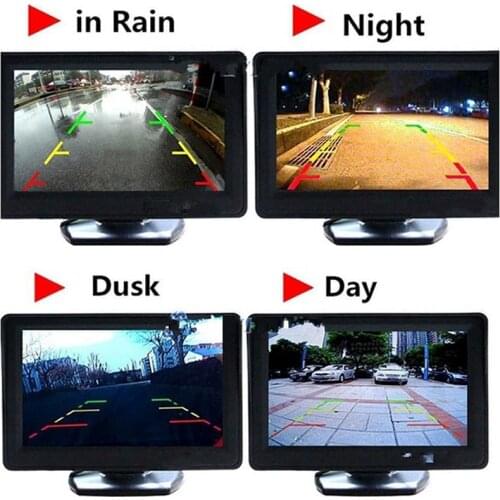 Car Monitor 4.3" Screen For Rear View Reverse Camera TFT LCD Display HD Digital Color 4.3 Inch PAL/NTSC