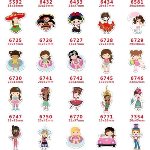 Free shipping 30 pcs cartoon character planar resin PR 5592