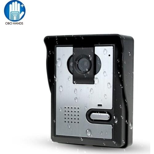 Free Shipping Video Door Phone Intercom System Doorbell Outdoor CMOS Night Vision Camera Unit For Access Control