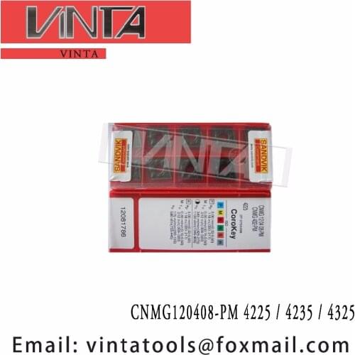Free shipping high quality CNMG120408-PM 4225 cnc carbide turning inserts