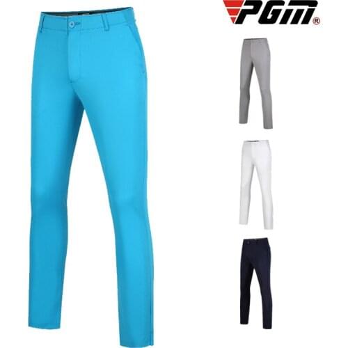 CRESTGOLF Golf Pants Mens Summer and Fall Pants Advanced Elastic Sports Pants Loose Belt At Waist, Comfortable Mens Pants