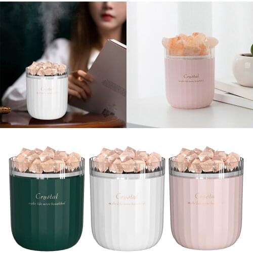 Aromatherapy Diffuser Essential Oil Diffuser Mist Humidifier LED Light Himalayan Salt Lamp Diffuser for Home Office Bedroom