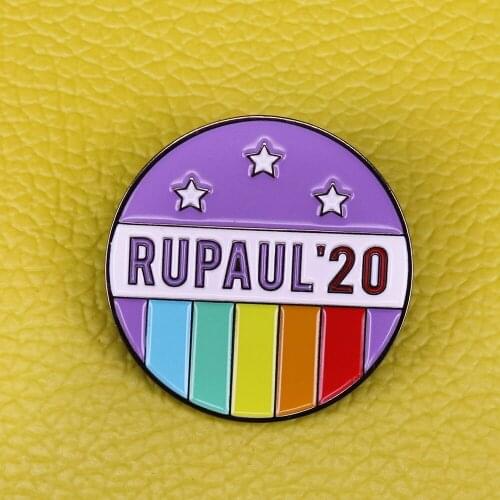 Mama Ru badge RuPauls Drag Race enamel Pin God Save the Queen decor
