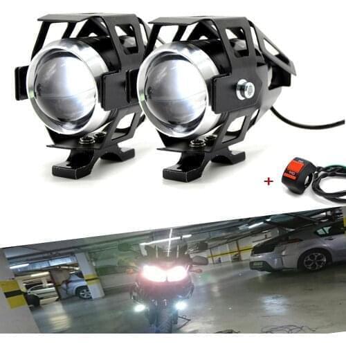 Newest Motorcycle Headlights U5 Led Spotlight Auxiliary Lamp For BMW F800R F800S F800ST f 800 r Ducati SS800 SS900 SS1000 M1000S