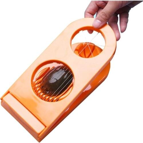 Egg Cutter Cooking Tools 2in1 Cut Multifunction Kitchen Egg Slicer Sectione Cutter Mold Flower Edges Gadgets Tools Ferramentas