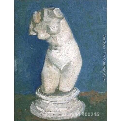 Online Art Gallery Vincent Van Gogh Handmade oil paintings Plaster Statuette Of A Female Torso VI High quality
