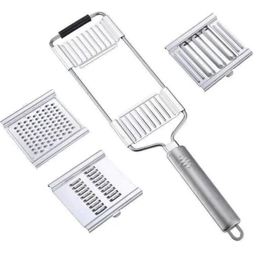 Kitchen Accessories Multi-purpose Vegetable Slicer Stainless Steel Grater Cutter Shredders Fruit Potato Peeler Carrot Grater