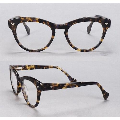 Prescription Lens Acetate Glasses Frame Unisex Full Rim Optical Eyewear Brand Design Anti-fatigue Presbyopia Reading Eyeglasses