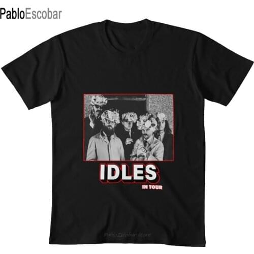 IDLES T shirt idles shubuzhi male cotton t-shirt fashion men tee-shirt 4XL 5XL plus size